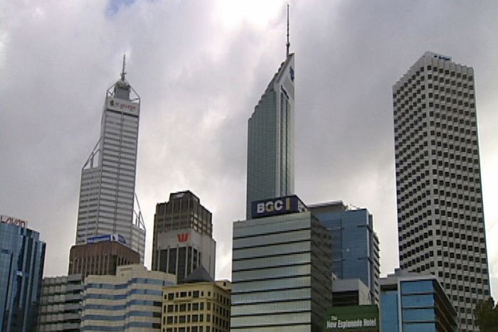 Perth city skyline