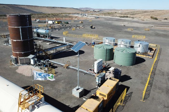 Leigh Creek Energy coal gasification project in South Australia's far north.