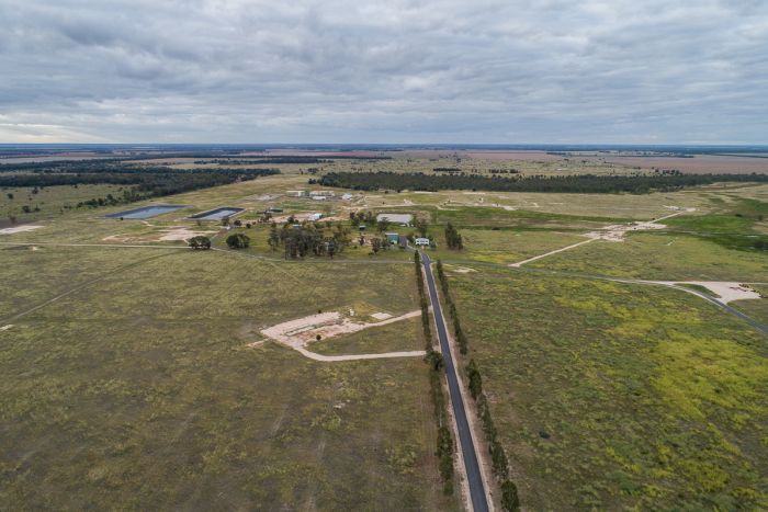 Aerial photo of the former Linc Energy site at Hopeland in southern Queensland.